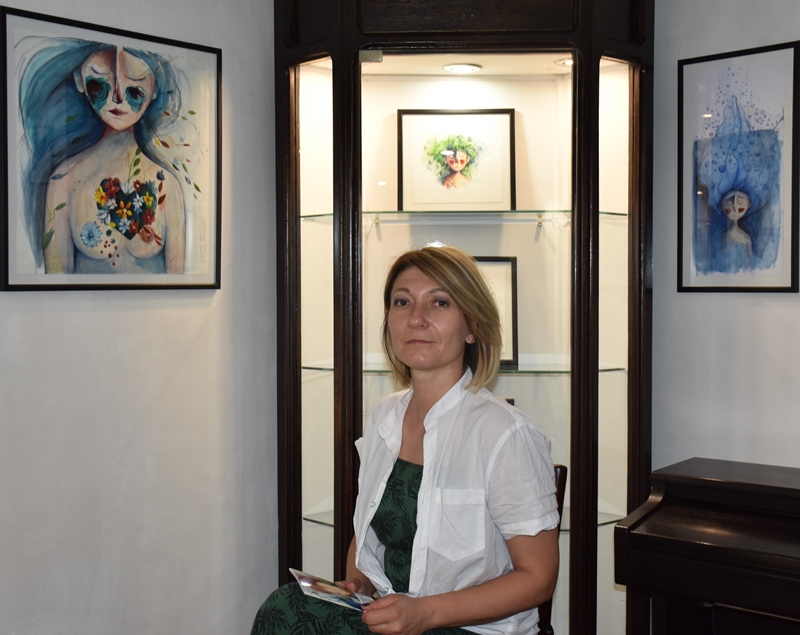 Самостална изложба цртежа и илустрација „Ја баш лично“ Биљане Михајловић, отворена је у Ранчићевој кући
